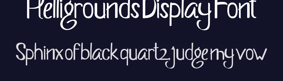 Helligrounds Display Font by inermediaSTUDIO — Display Font — thumbnail 2