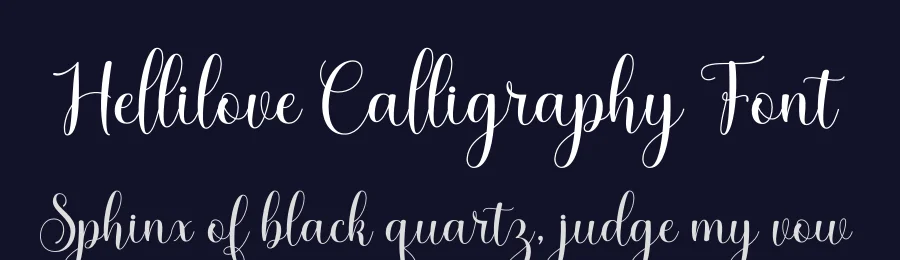 Hellilove Calligraphy Font by fontkong — Script Handwritten Font — thumbnail 2