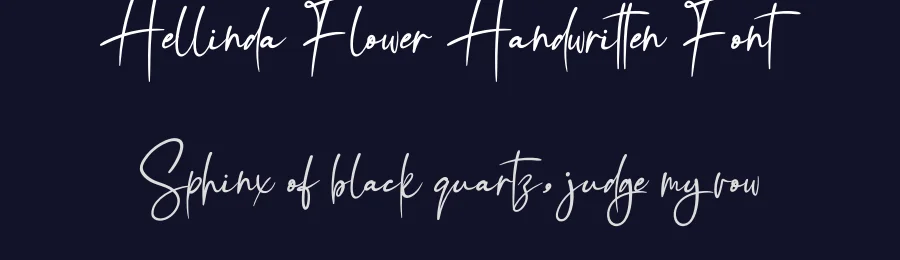 Hellinda Flower Handwritten Font by andikastudio — Script Handwritten Font — thumbnail 2