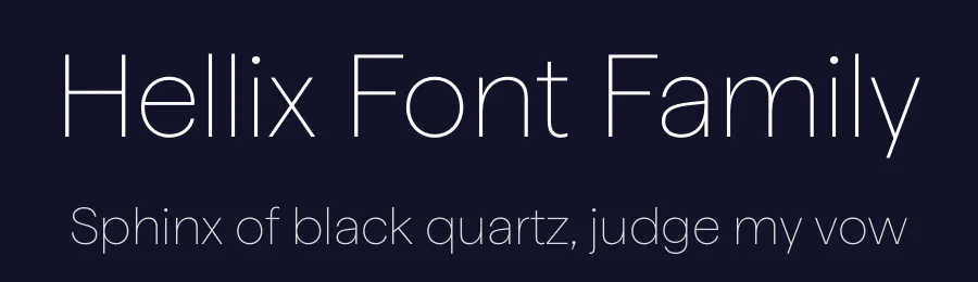 Hellix Font Family by Martin Vácha — Sans Serif Font — thumbnail 2
