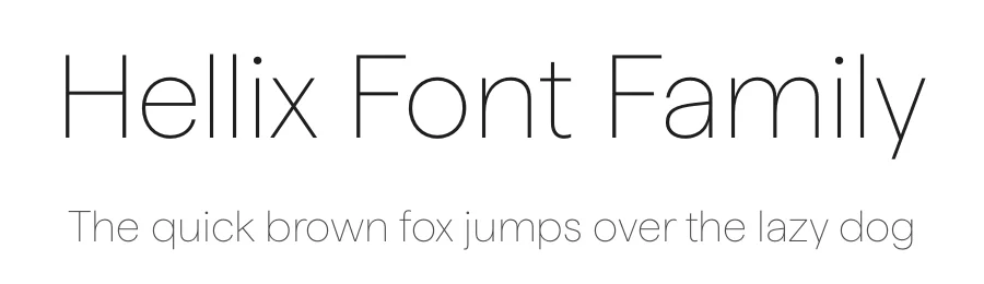 Hellix Font Family by Martin Vácha — Sans Serif Font