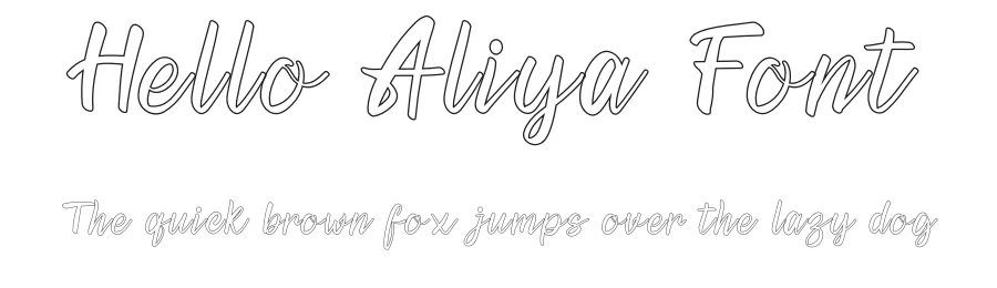 Hello Aliya Font by inermediaSTUDIO — Script Handwritten Font