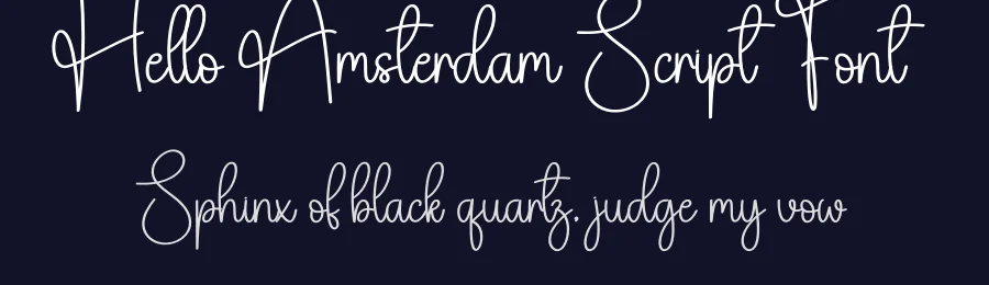 Hello Amsterdam Script Font by creativeletter — Script Handwritten Font — thumbnail 2