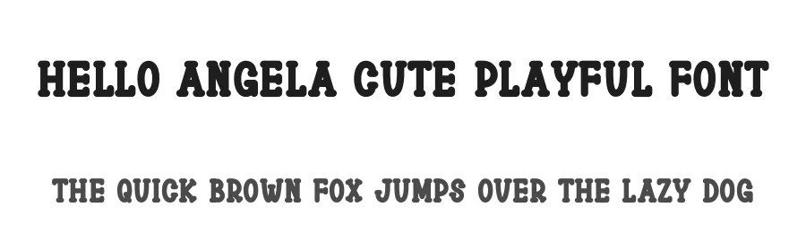 Hello Angela Cute Playful Font by andikastudio — Display Font