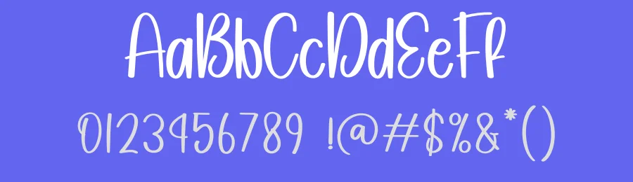 Hello Angela Display Font by creativeletter — Display Font — thumbnail 3