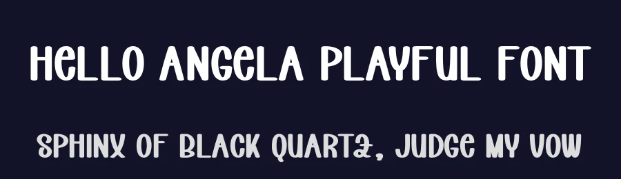 Hello Angela Playful Font by andikastudio — Script Handwritten Font — thumbnail 2