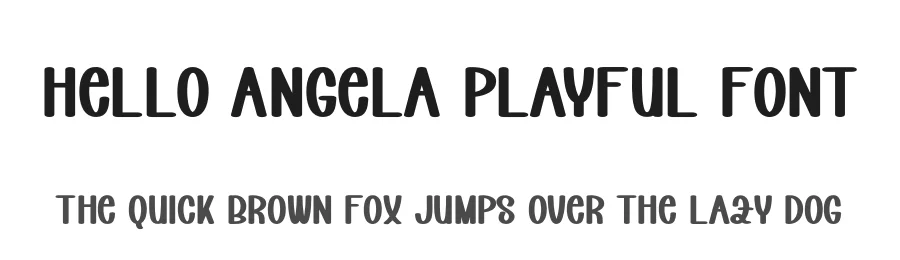 Hello Angela Playful Font by andikastudio — Script Handwritten Font