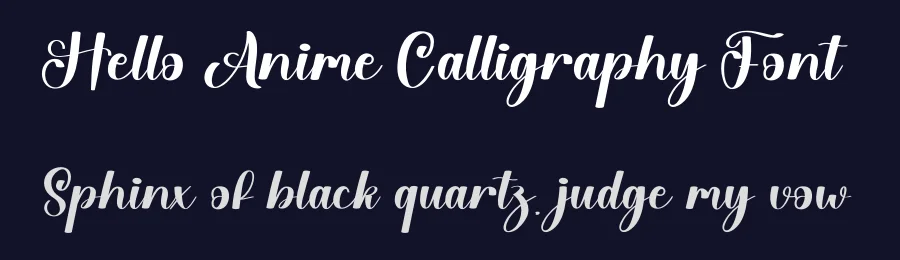 Hello Anime Calligraphy Font by andikastudio — Script Handwritten Font — thumbnail 2