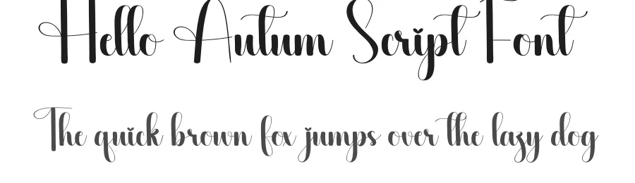 Hello Autum Script Font by creativeletter — Script Handwritten Font