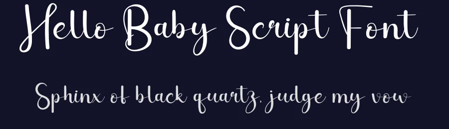 Hello Baby Script Font by andikastudio — Script Handwritten Font — thumbnail 2