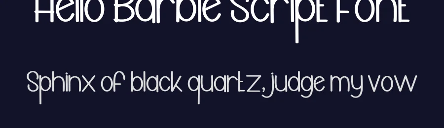 Hello Barbie Script Font by inermediaSTUDIO — Display Font — thumbnail 2