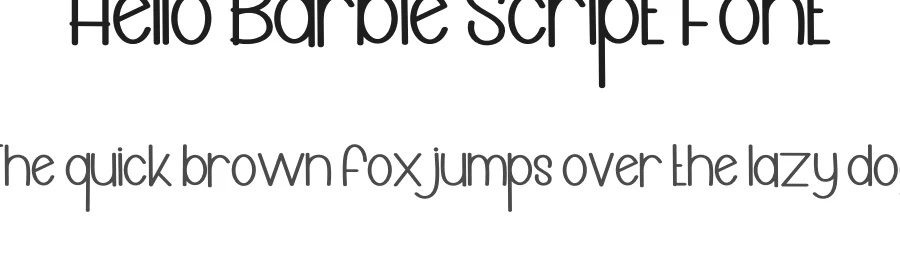 Hello Barbie Script Font by inermediaSTUDIO — Display Font