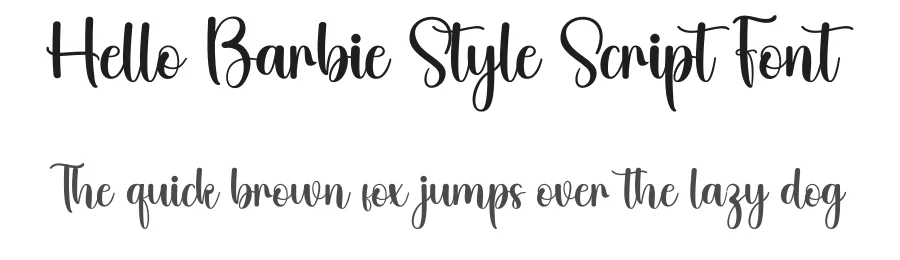 Hello Barbie Style Script Font by inermediaSTUDIO — Script Handwritten Font