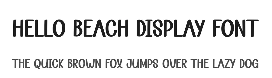 Hello Beach Display Font by andikastudio — Script Handwritten Font