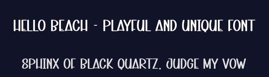 Hello Beach – Playful And Unique Font by andikastudio — Display Font — thumbnail 2