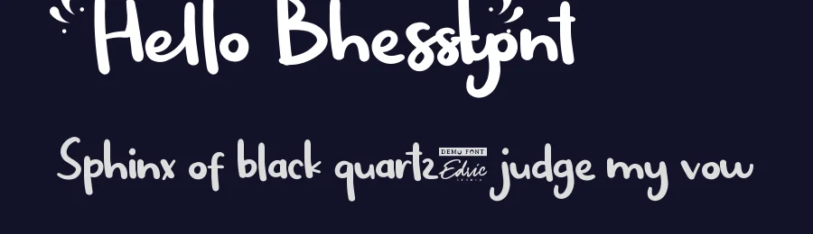 Hello Bhessy Font by edricstudio — Script Handwritten Font — thumbnail 2
