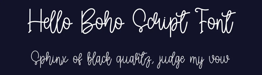 Hello Boho Script Font by inermediaSTUDIO — Script Handwritten Font — thumbnail 2