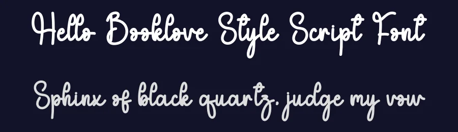 Hello Booklove Style Script Font by andikastudio — Script Handwritten Font — thumbnail 2