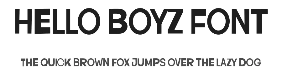 Hello Boyz Font by Namara Creative Studio — Sans Serif Font