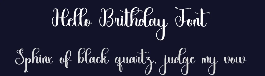 Hello Brithday Font by inermediaSTUDIO — Script Handwritten Font — thumbnail 2