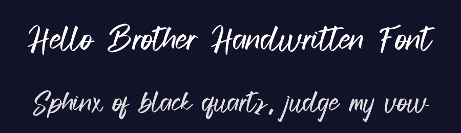Hello Brother Handwritten Font by inermediaSTUDIO — Script Handwritten Font — thumbnail 2