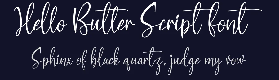 Hello Butter Script Font by creativeletter — Script Handwritten Font — thumbnail 2