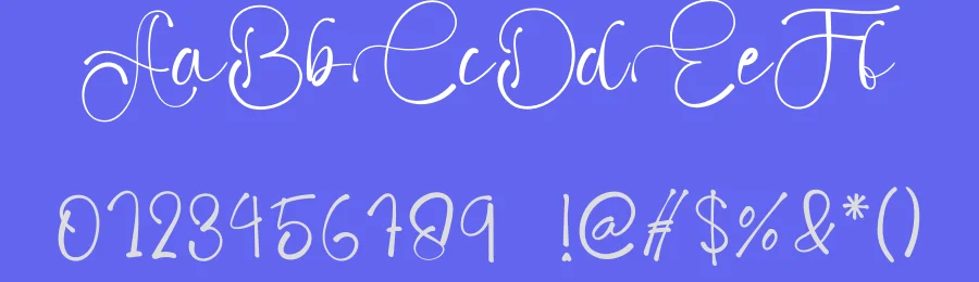 Hello Butterfly Calligraphy Font by creativeletter — Script Handwritten Font — thumbnail 3