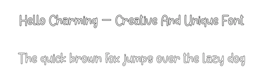 Hello Charming – Creative And Unique Font by andikastudio — Display Font