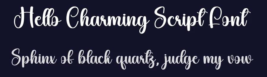 Hello Charming Script Font by andikastudio — Script Handwritten Font — thumbnail 2