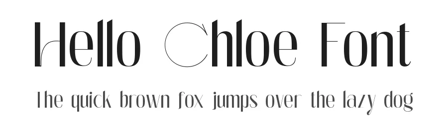 Hello Chloe Font by zeenesia β Sans Serif Font