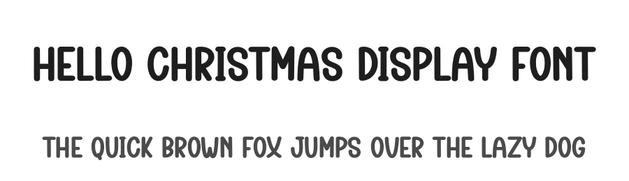 Hello Christmas Display Font by creativeletter — Display Font