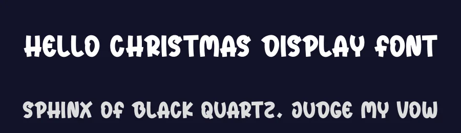 Hello Christmas Display Font by creativeletter — Script Handwritten Font — thumbnail 2