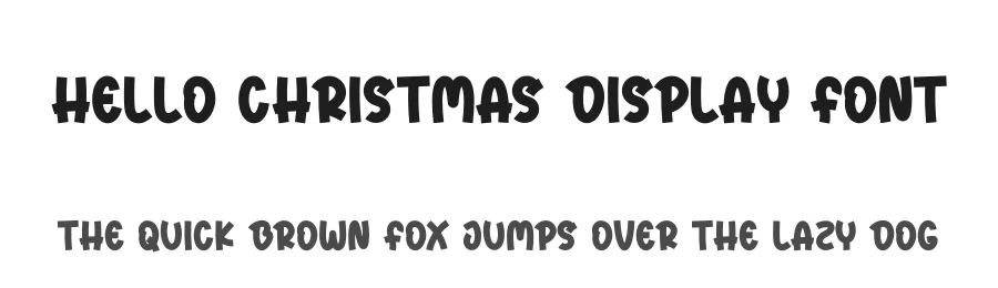 Hello Christmas Display Font by creativeletter — Script Handwritten Font