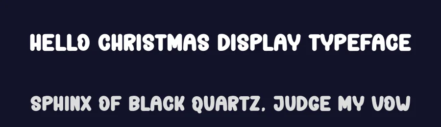 Hello Christmas Display Typeface by creativeletter — Display Font — thumbnail 2