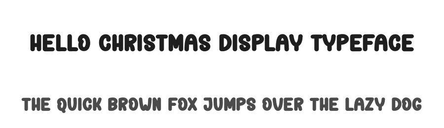 Hello Christmas Display Typeface by creativeletter — Display Font