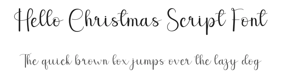 Hello Christmas Script Font by andikastudio — Script Handwritten Font