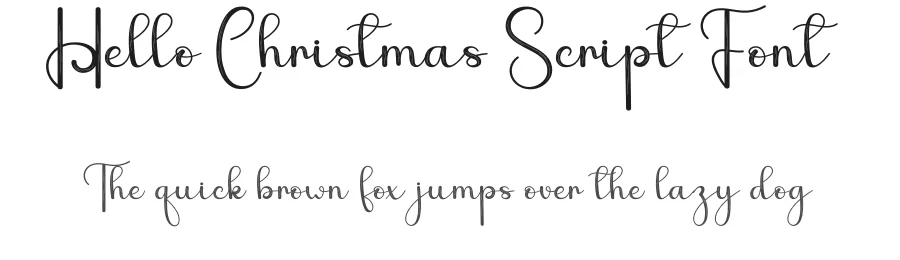 Hello Christmas Script Font by andikastudio — Script Handwritten Font