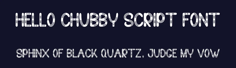 Hello Chubby Script Font by inermediaSTUDIO — Display Font — thumbnail 2