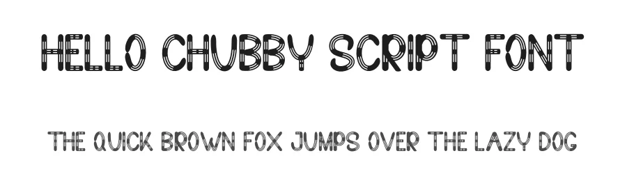 Hello Chubby Script Font by inermediaSTUDIO — Display Font