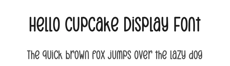 Hello Cupcake Display Font by creativeletter — Display Font
