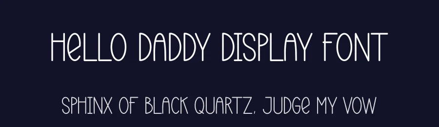 Hello Daddy Display Font by creativeletter — Script Handwritten Font — thumbnail 2