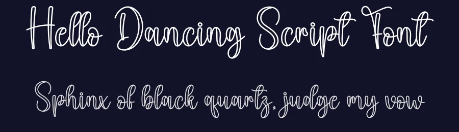 Hello Dancing Script Font by andikastudio — Script Handwritten Font — thumbnail 2