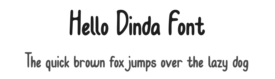 Hello Dinda Font by Rachmad bagus f — Decorative Font
