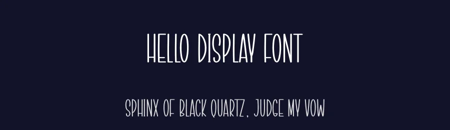 Hello Display Font by Wati Studio — Display Font — thumbnail 2