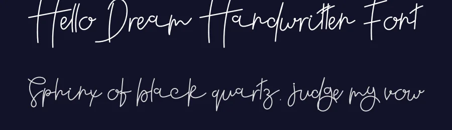 Hello Dream Handwritten Font by inermediaSTUDIO — Decorative Font — thumbnail 2