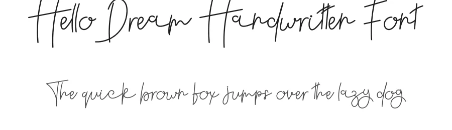 Hello Dream Handwritten Font by inermediaSTUDIO — Decorative Font