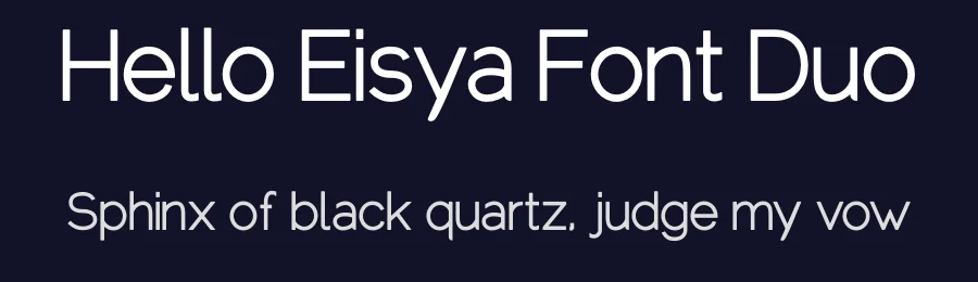 Hello Eisya Font Duo by PutraCetol Studio — Sans Serif Font — thumbnail 2