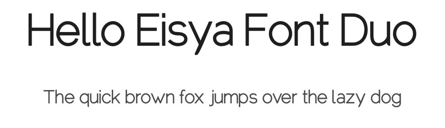 Hello Eisya Font Duo by PutraCetol Studio — Sans Serif Font