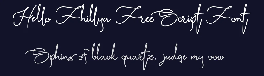 Hello Fhillya Free Script Font by khaiuns — Script Handwritten Font — thumbnail 2