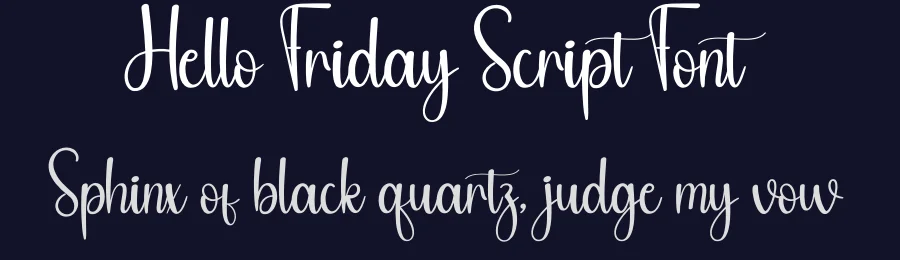 Hello Friday Script Font by andikastudio — Script Handwritten Font — thumbnail 2